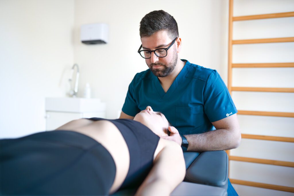 Trattamento osteopatico